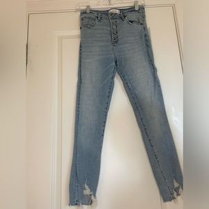 High rise super skinny ankle, Abercrombie jeans